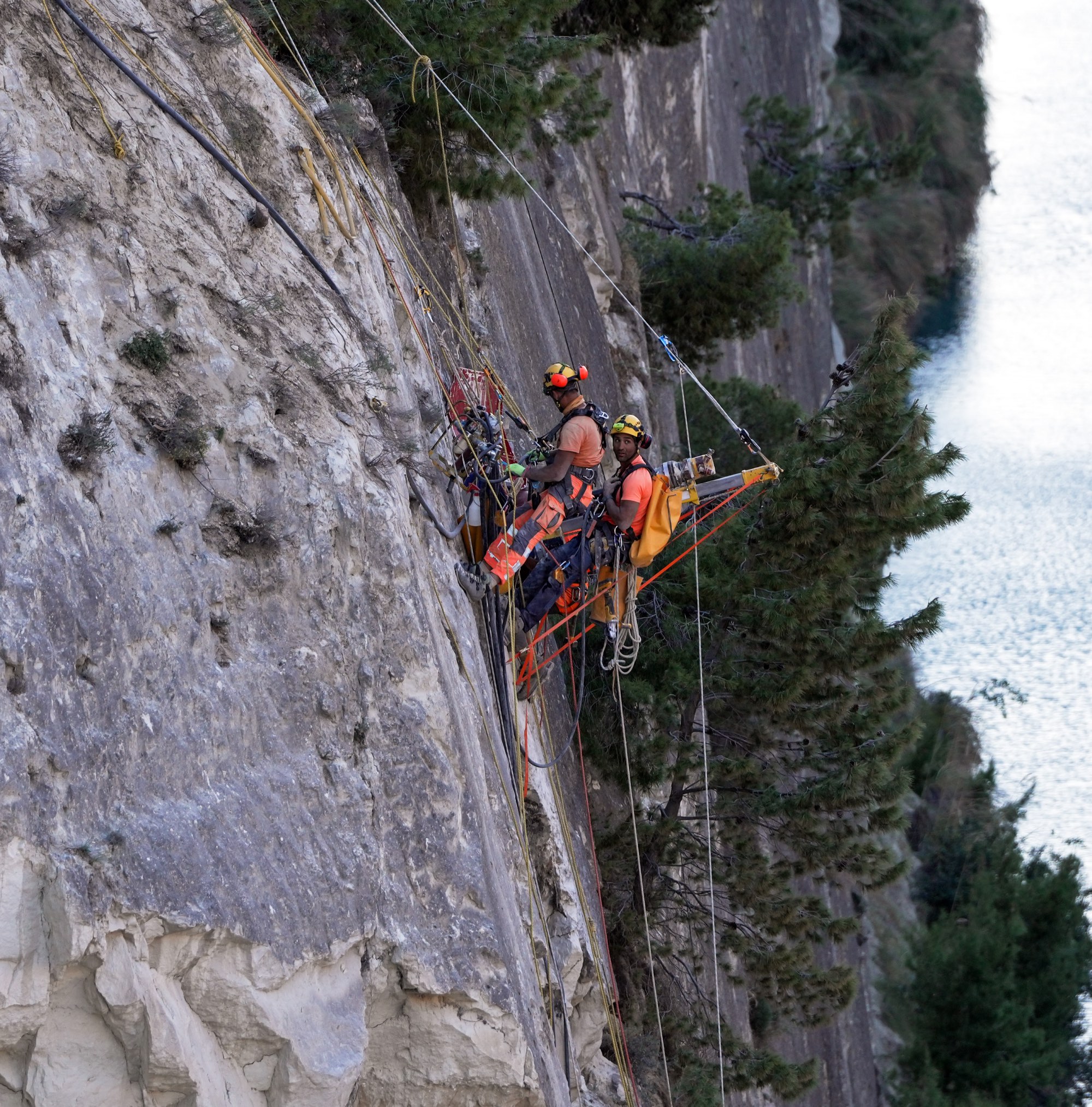 Διάτρηση 7 μέτρων στον ισθμό της Κορίνθου