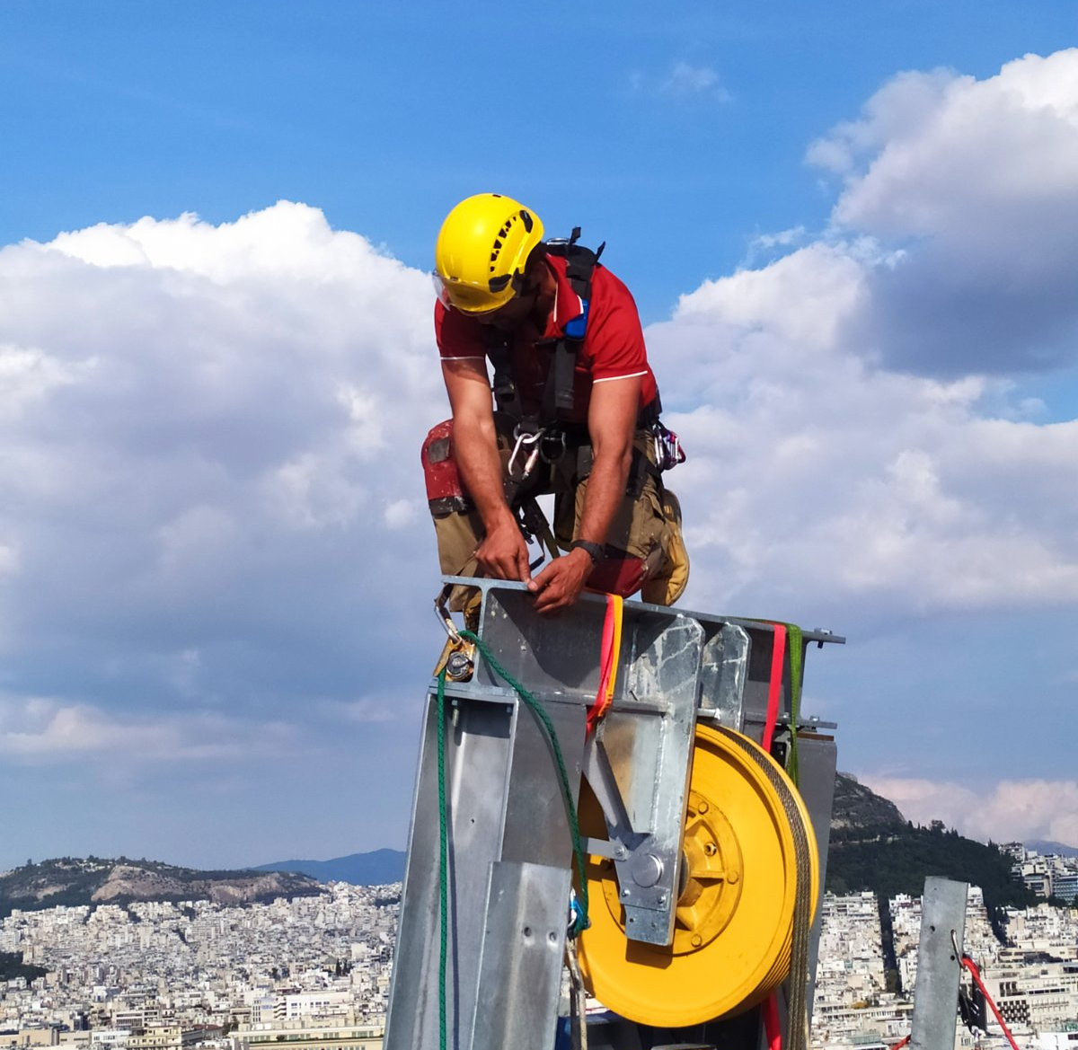 Επισκευή αναβατορίου Ακρόπολη